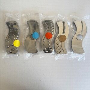 Braun MultiQuick 9 MQ 9087X Parts 5 Blade Inserts Slicer Shredder Julienne Set